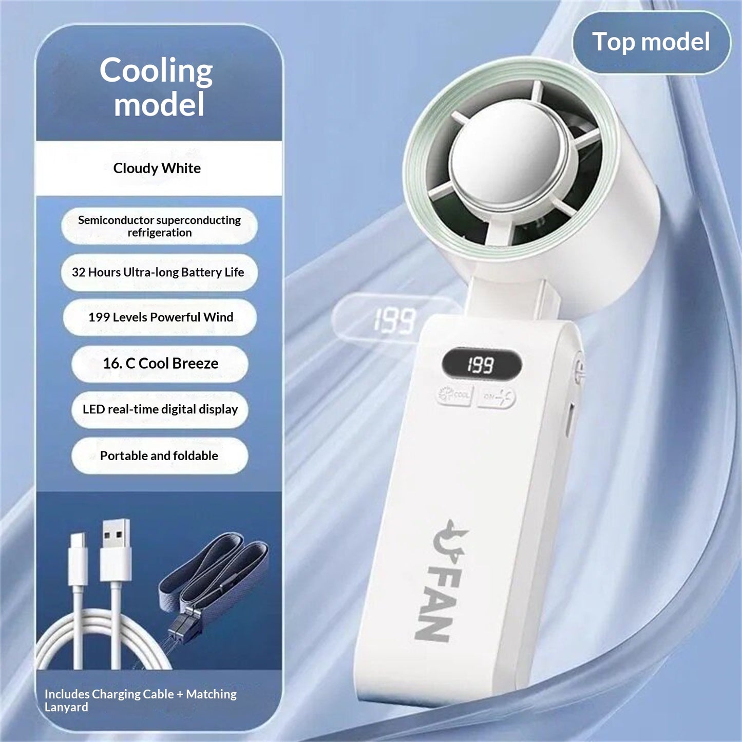 💧 Mini Fan Cool In Your Hand Bring Your Own Breeze 💧