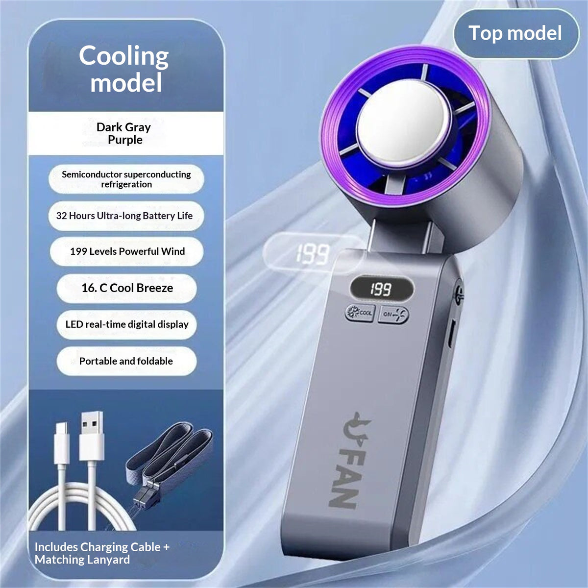 💧  Mini Fan Cool In Your Hand Bring Your Own Breeze 💧