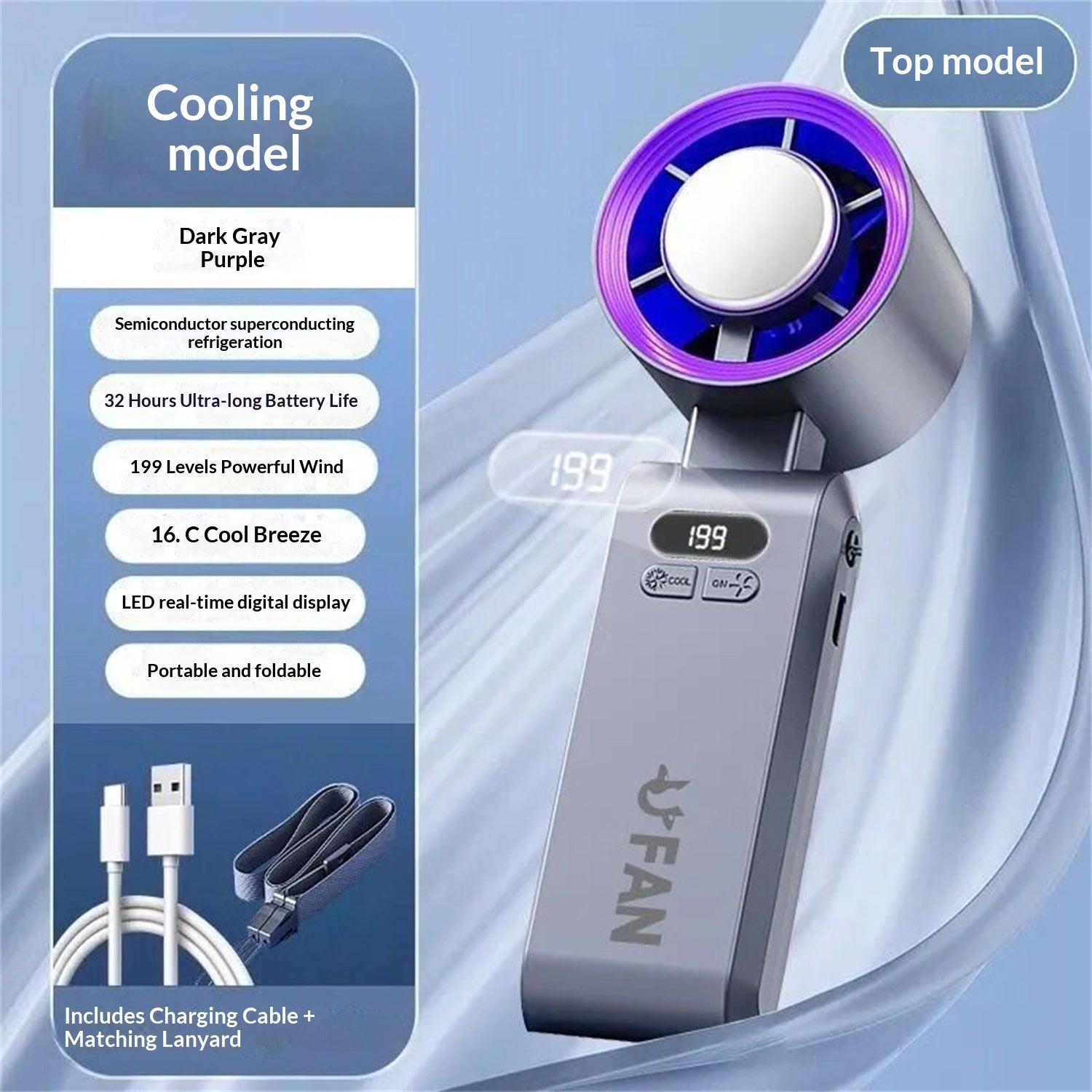 💧  Mini Fan Cool In Your Hand Bring Your Own Breeze 💧