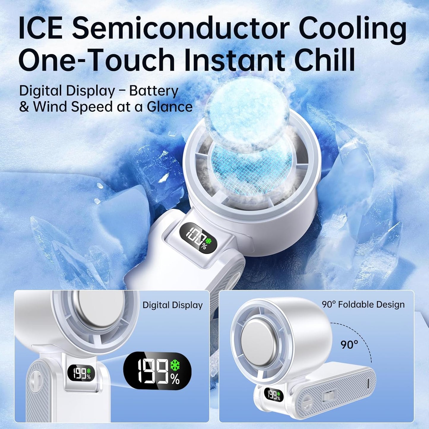 💧  Mini Fan Cool In Your Hand Bring Your Own Breeze 💧