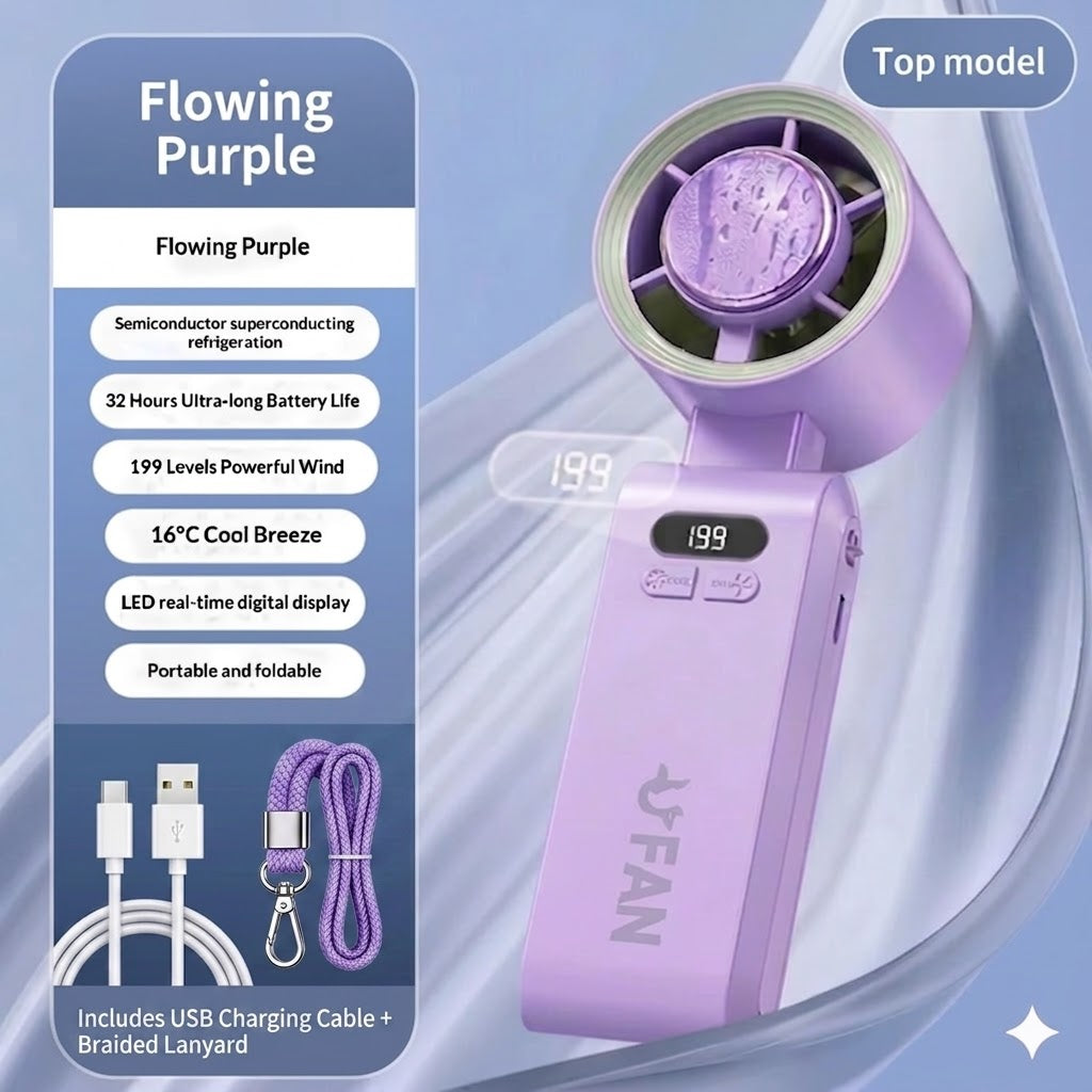 💧  Mini Fan Cool In Your Hand Bring Your Own Breeze 💧